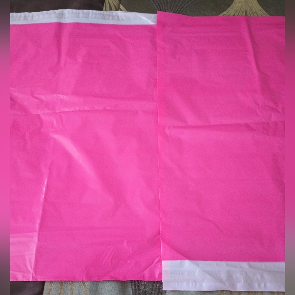 6PK New Pink 17" x 23" Huge Big Man Waterproof Express Bags - Picture 6 of 6
